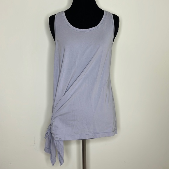 LULULEMON Purple Side Tie Asymmetrical Tank Top M - Picture 1 of 7